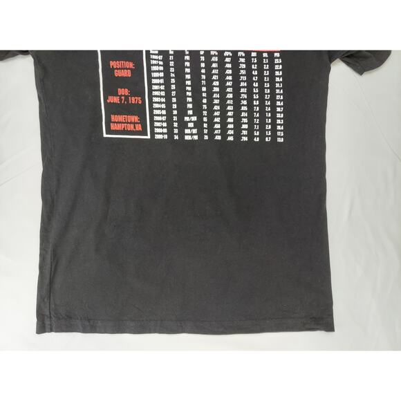 Allen Iverson Mitchell & Ness Philadelphia 76ers Sixers Graphic Tee T Shirt Sz L - Picture 7 of 8